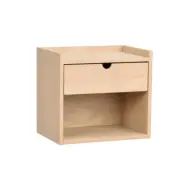 Sängbord Hillmond 1 L Vitpigmenterade