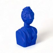 SELETTI - Magna Graecia Poppea Skulptur Terracotta Bust Blå