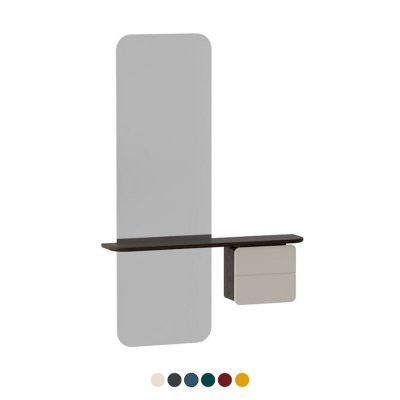 Spegel och hylla UMAGE One More Look Mörk ek