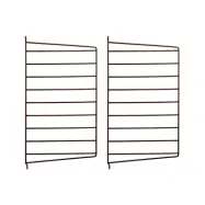 Väggavel 50x30 2-p brun