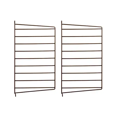 Väggavel 50x30 2-p brun