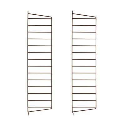 String Furniture Väggavel 75x20 2-p brun