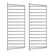 Väggavel 75x30 2-p brun