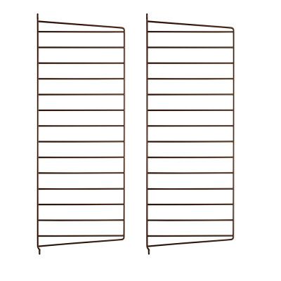 Väggavel 75x30 2-p brun