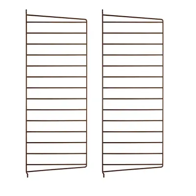 Väggavel 75x30 2-p brun