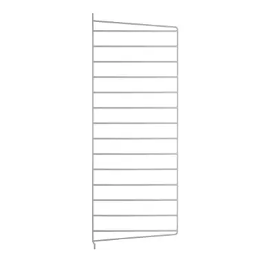 Väggavel 75x30 1-p grå