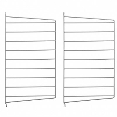 Väggavel 50x30 2-p grå