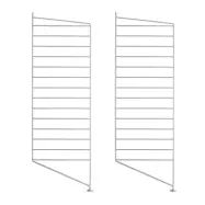 Golvgavel 85x30 2-p grå