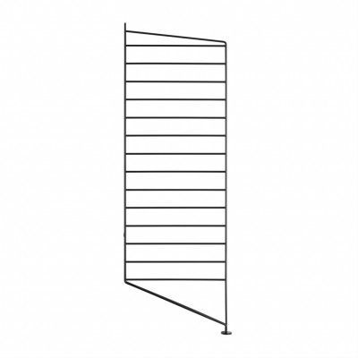 Golvgavel 85x30 1-p svart
