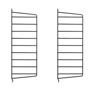 Väggavel 50x20 2-p svart