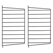 Väggavel 50x30 2-p svart