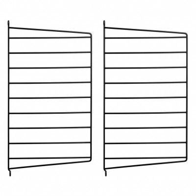 Väggavel 50x30 2-p svart
