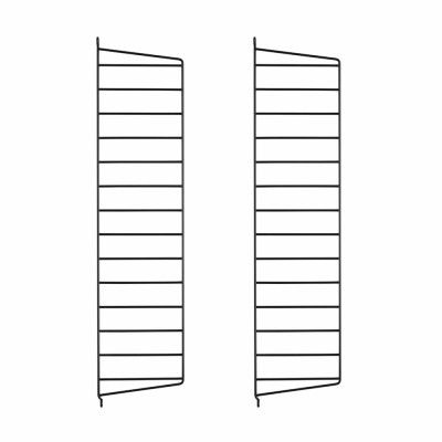 Väggavel 75x20 2-p svart