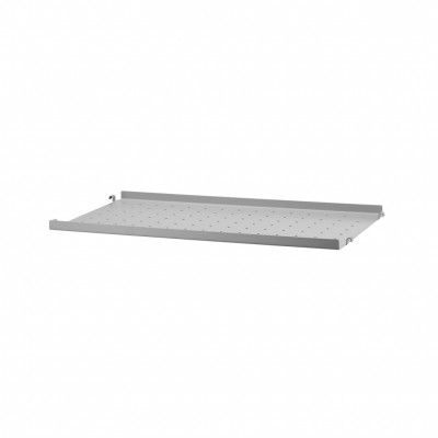 Metallhyllplan Låg 58x30 grå