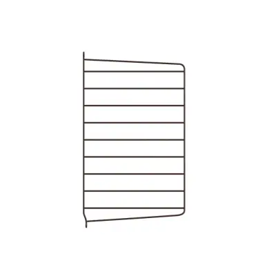 Väggavel 50x30 1-p mörkbrun