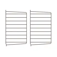 Väggavel 50x30 2-p mörkbrun