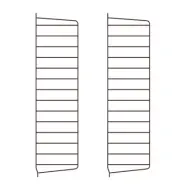 Väggavel 75x20 2-p mörkbrun