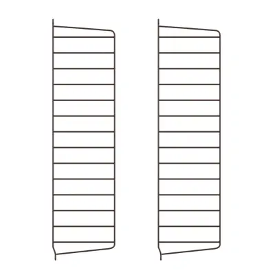 Väggavel 75x20 2-p mörkbrun