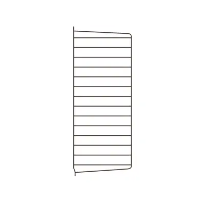 Väggavel 75x30 1-p mörkbrun