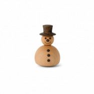 Träfigur Snowman 9,4cm