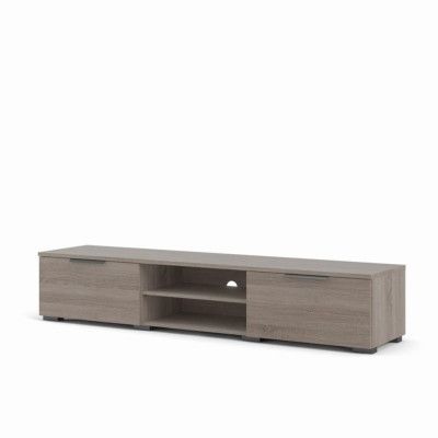 TVILUM Match TV-bord, med 1 Hylla och 2 Lådor - Tryffelfolie (172,7 x 39.9 cm)