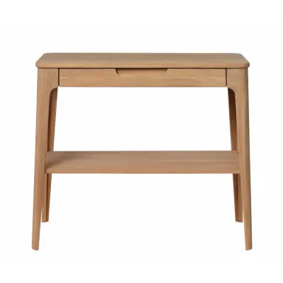 UNIQUE FURNITURE Amalfi Konsollbord, med 1 Hylla och 1 Låda - Naturlig Ek???