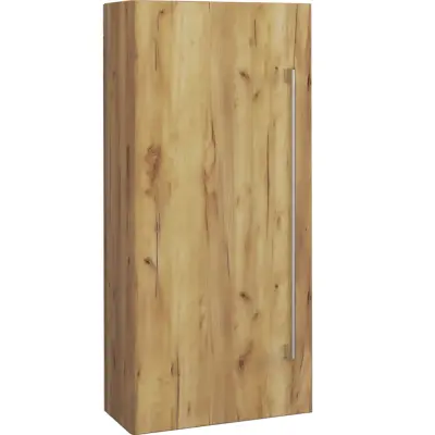 VCM NORDIC 3 väggskåp, med 1 dörr och 1 hylla - naturlig melamin