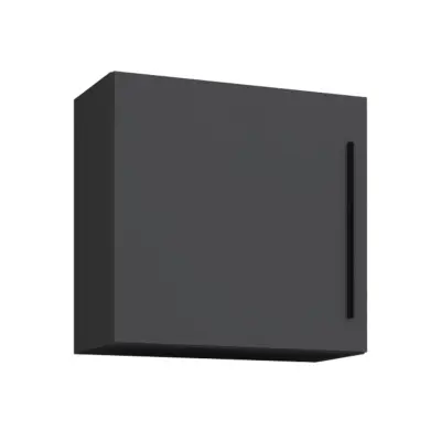 VCM NORDIC Arila M väggskåp, w. 1 dörr och 1 hylla - antracitgrått trä