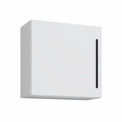 VCM NORDIC Arila M väggskåp, w. 1 dörr och 1 hylla - vitt trä