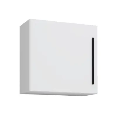 VCM NORDIC Arila M väggskåp, w. 1 dörr och 1 hylla - vitt trä