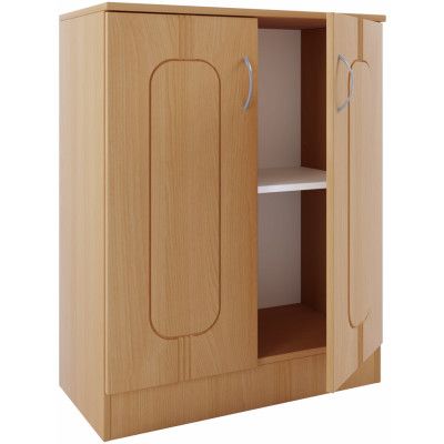 VCM NORDIC Balia 2-dörrars byrå, w. 2 dörrar och 1 hylla - naturligt trä