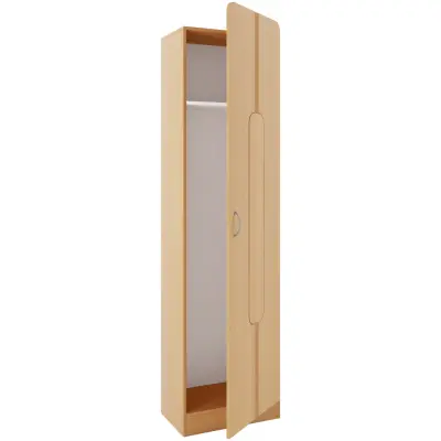 VCM NORDIC Balia garderob, w. 1 dörr och 1 hylla - naturligt trä