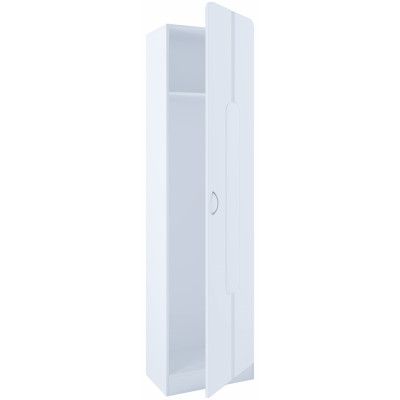 VCM NORDIC Balia garderob, w. 1 dörr och 1 hylla - vitt trä