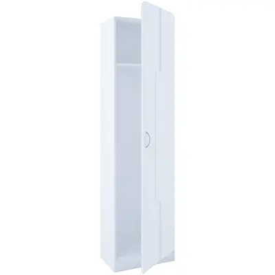 VCM NORDIC Balia garderob, w. 1 dörr och 1 hylla - vitt trä