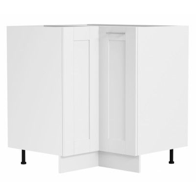 VCM NORDIC Colura kökshörnunderskåp, m. 1 dörr och 1 hylla - vitt trä (B:76)