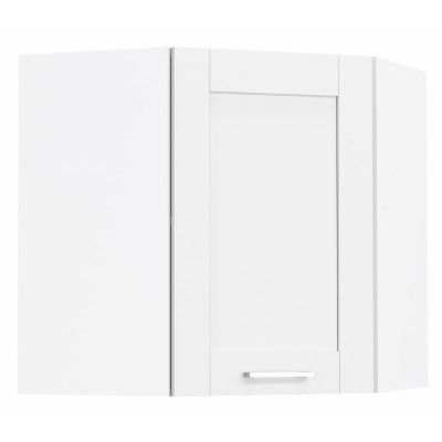 VCM NORDIC Colura kökshörnväggskåp, m. 1 dörr, 1 hylla - vitt trä (B:57)