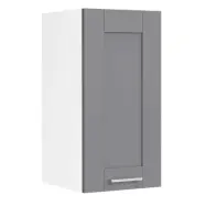 VCM NORDIC Colura köksväggskåp, m. 1 dörr, 1 hylla - antracitgrå/vit trä (B:30)