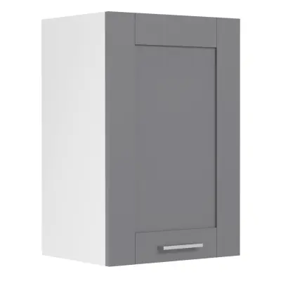 VCM NORDIC Colura köksväggskåp, m 1 dörr, 1 hylla - antracitgrå/vit trä (B:40)