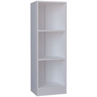 VCM NORDIC Dilos S bokhylla, m. 2 hyllor - vitt trä