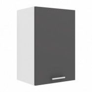 VCM NORDIC Esilo 1 dörr 40 köksväggskåp, m. 1 dörr och 1 hylla - vit och antracitgrå trä