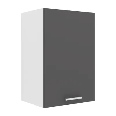 VCM NORDIC Esilo 1 dörr 40 köksväggskåp, m. 1 dörr och 1 hylla - vit och antracitgrå trä