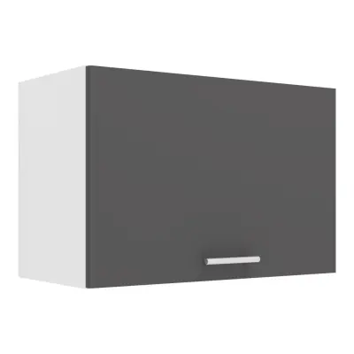 VCM NORDIC Esilo 1 dörr 60 köksväggskåp, m. 1 dörr - vit och antracitgrå trä