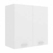 VCM NORDIC Esilo 2 luckor 60 köksväggskåp, m. 2 dörrar och 1 hylla - vitt trä