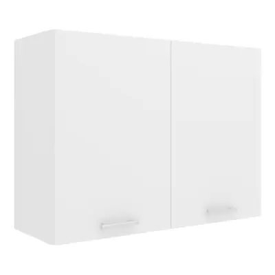 VCM NORDIC Esilo 2 luckor 80 köksväggskåp, m. 2 dörrar och 1 hylla - vitt trä