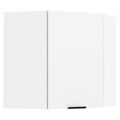 VCM NORDIC Fasola kökshörnväggskåp, m. 1 dörr och 1 hylla - vitt trä (B:57)