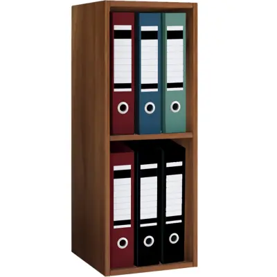 VCM NORDIC Offas Mini bokhylla, med 1 hylla natur trä