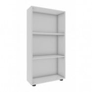 VCM Nordic VCM NORDIC Bulas 3-rums bokhylla, w. 2 hyllor - vitt trä