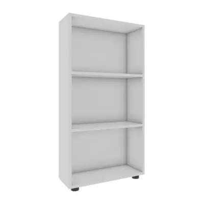 VCM Nordic VCM NORDIC Bulas 3-rums bokhylla, w. 2 hyllor - vitt trä