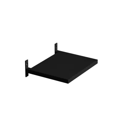 VENTURE DESIGN Avignon väggmonterat sidobord, rektangulärt - svart järn (35x30)