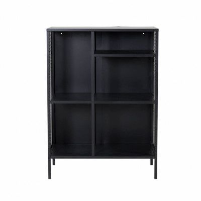 VENTURE DESIGN bokhylla - svart stål